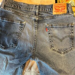 Levi's Classic Blue Slim Straight Jeans